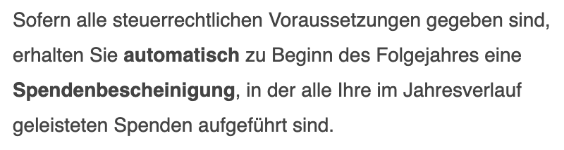 Schritt 8 der Spendenanleitung